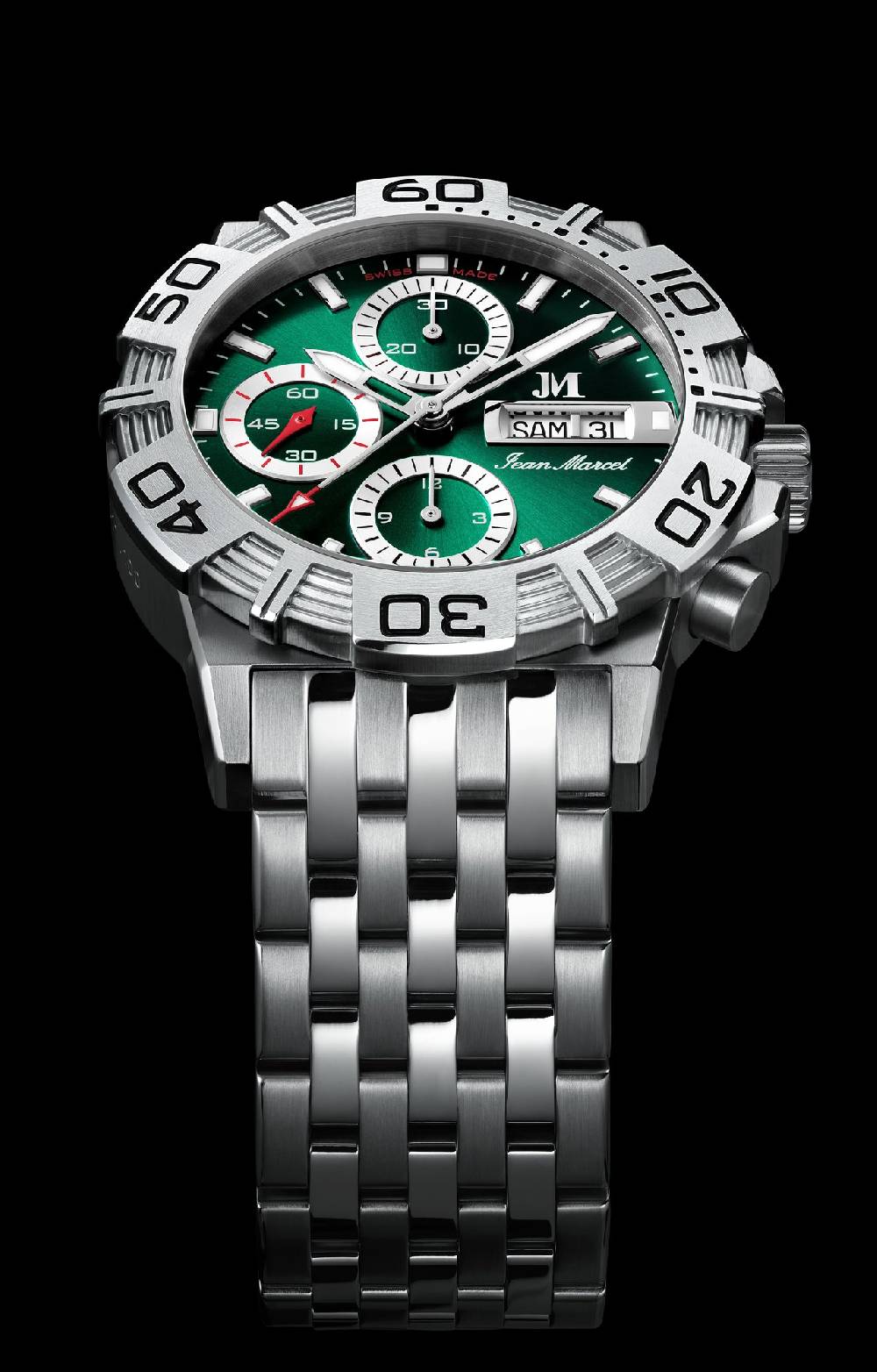 Jean Marcel Automatik-Chronograph Mythos II Modell 520.60.92.94 50% Rabatt für begrenzte Zeit