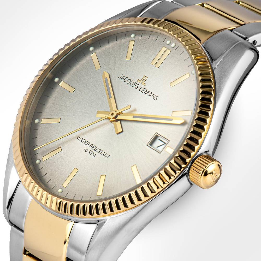 Jacques Lemans Herrenuhr Derby 50-3J Blitzangebot