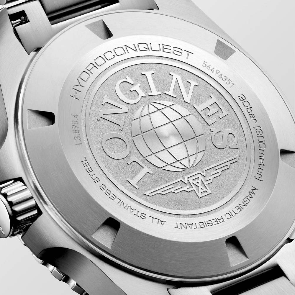 Longines Herrenuhr Hydroconquest GMT L38904566 Neueste Stile