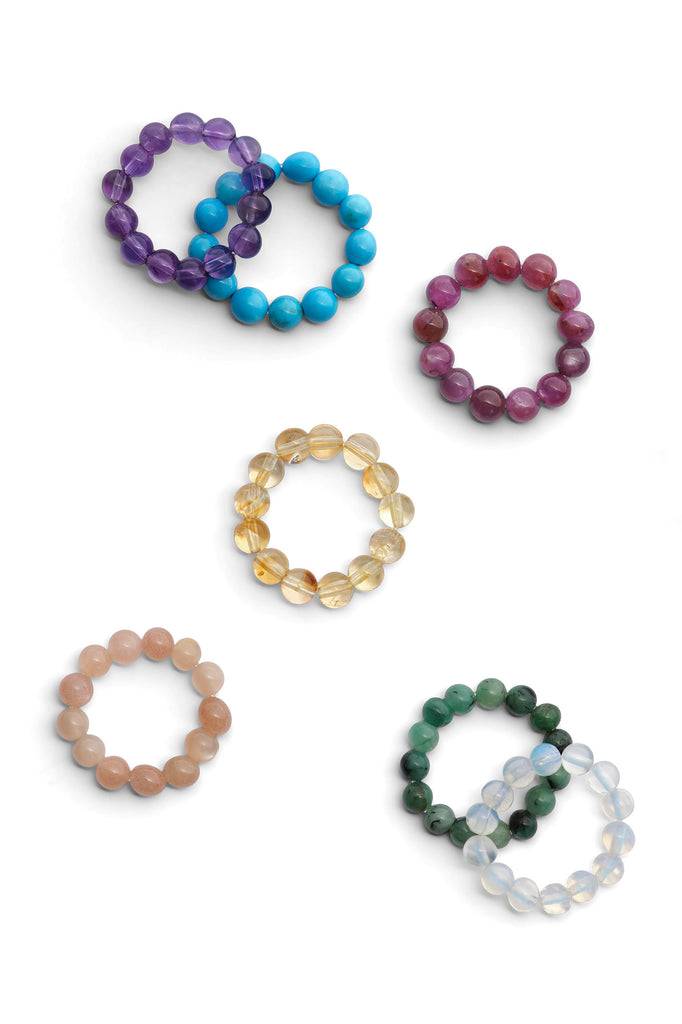 JUKSEREI BIRTHSTONE BUNGEE RING Letzte 3 Tage