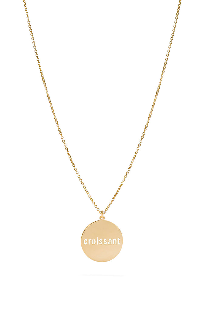 JUKSEREI ROUND CROISSANT NECKLACE · GOLD · B-STOCK Rabatte dieses Monats