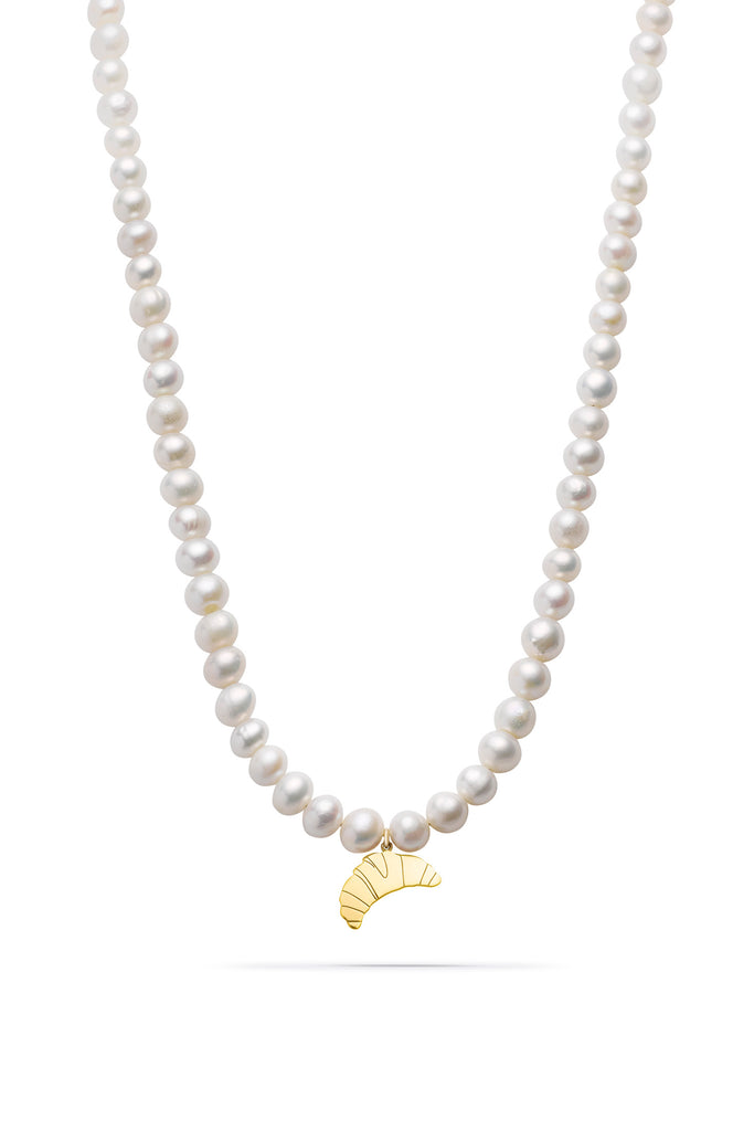 JUKSEREI CROISSANT PEARL NECKLACE Verkauf