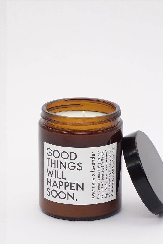 JUKSEREI COUDRE BERLIN · SCENTED SOY CANDLE Blitzverkäufe