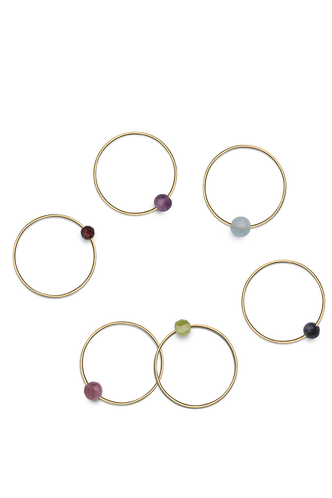 JUKSEREI BIRTHSTONE RING Rabatt