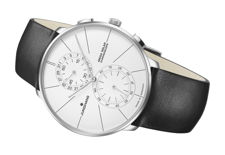 Junghans Meister fein Chronoscope MEGA Solar Große Rabatte