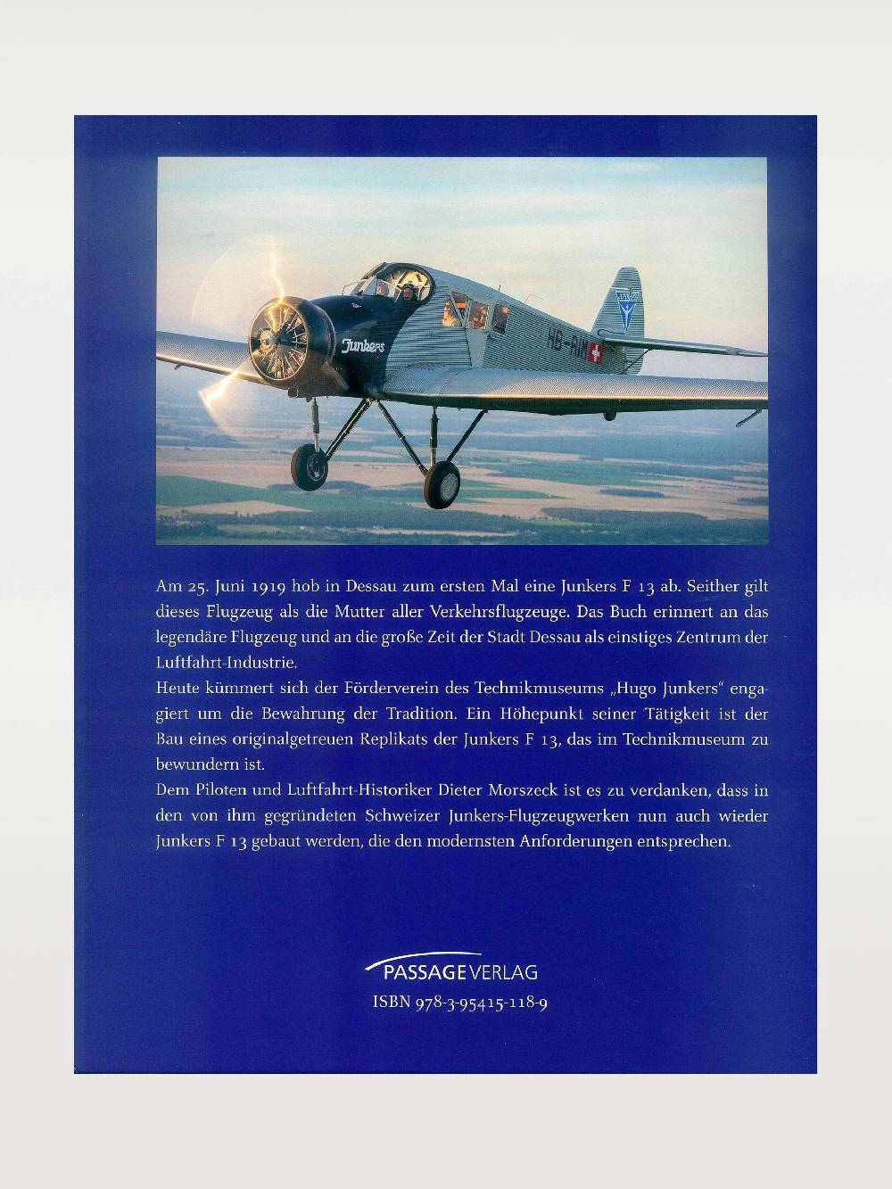 Junkers Die legendäre Junkers F 13 fliegt wieder Riesige Ersparnisse