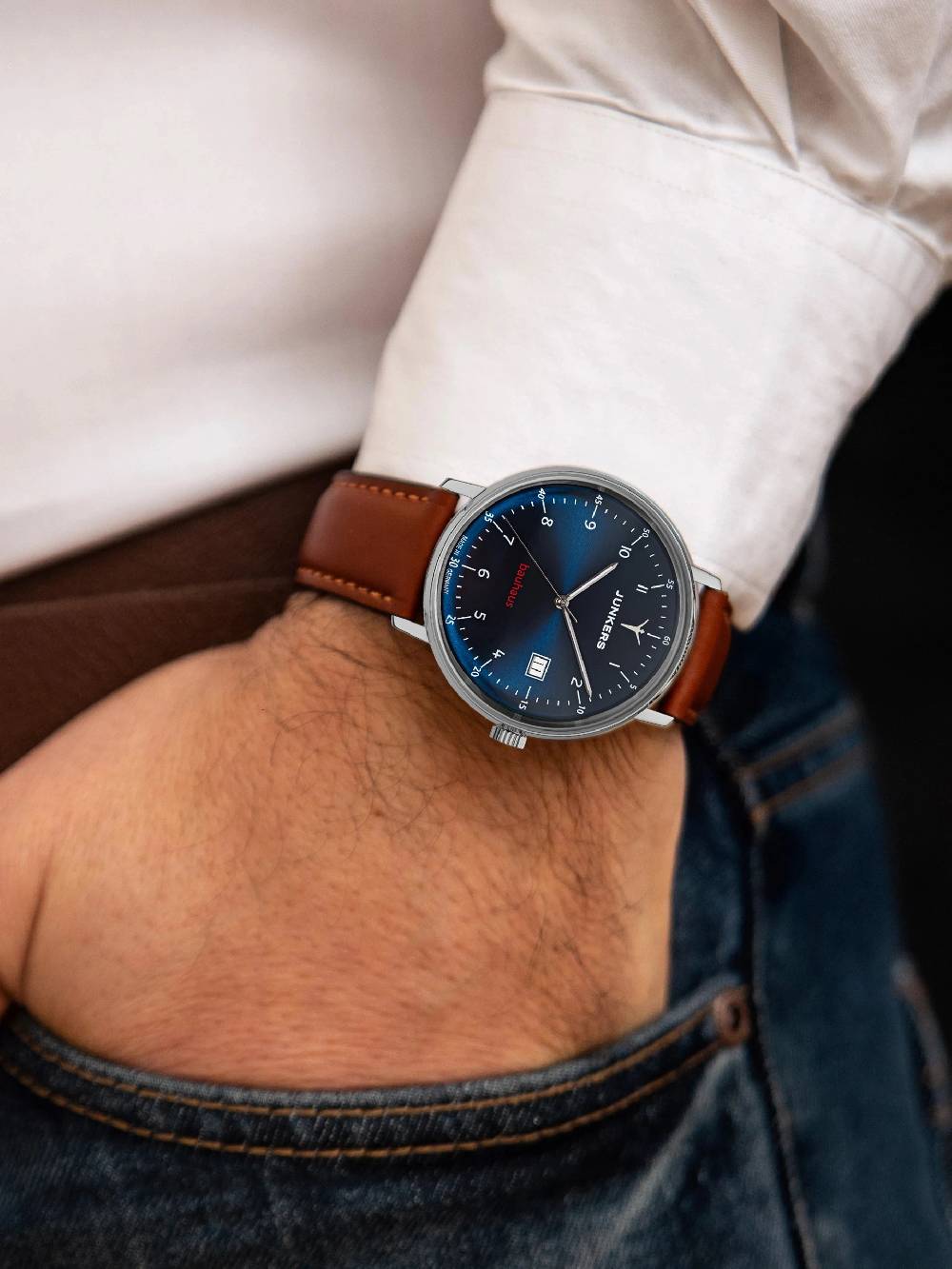 Junkers Bauhaus Saphir Automatik Kostenlose Rückgabe