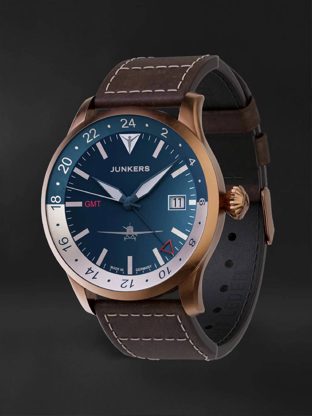 Junkers Flieger GMT Automatik Fabrikladen