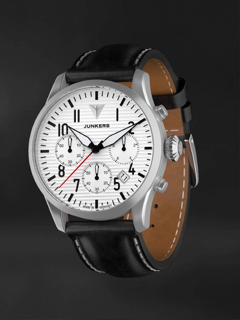 Junkers Flieger Chronograph Kostenloser Versand