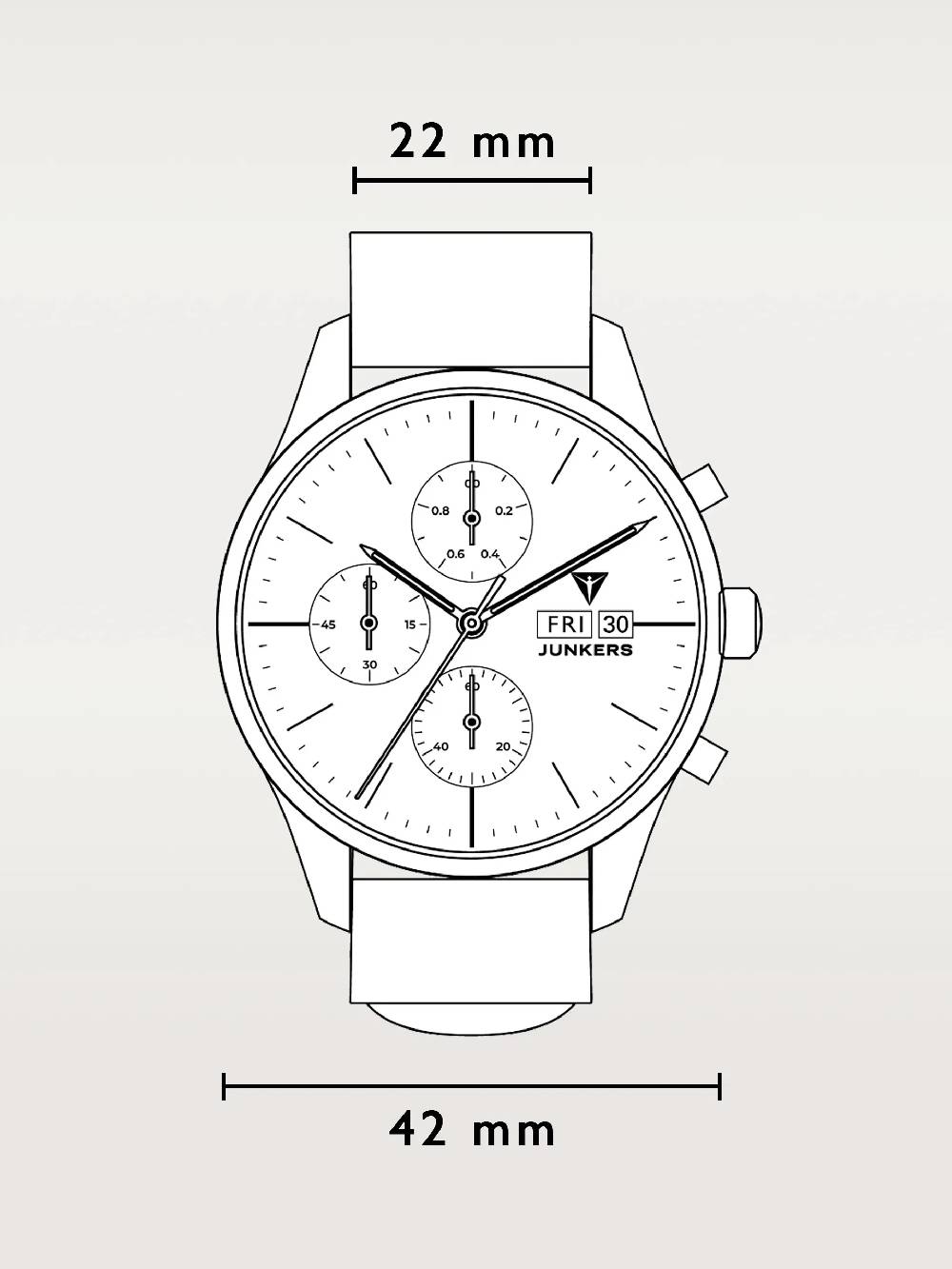 Junkers Cockpit Chronograph Preisnachlass