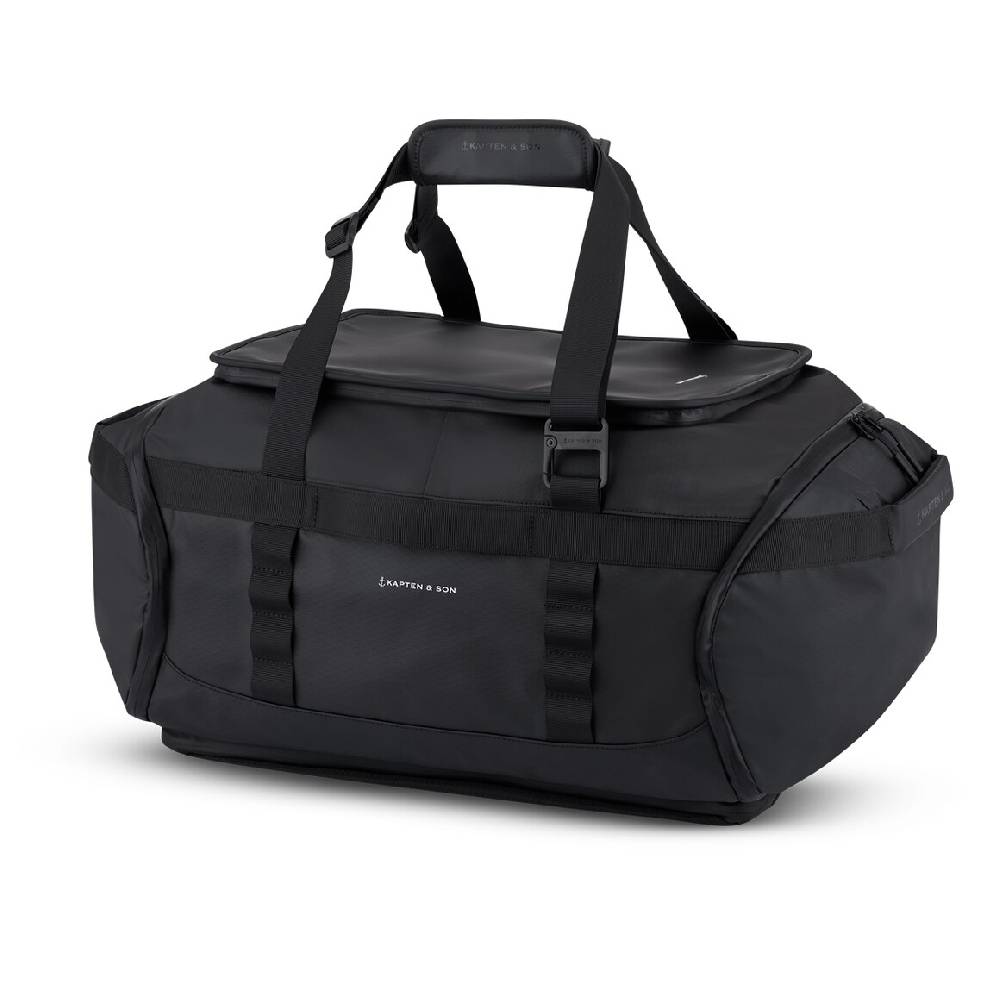 ﻿Kpten & Son Everyday Set Lisbon Duffle All Black Tägliche Deals