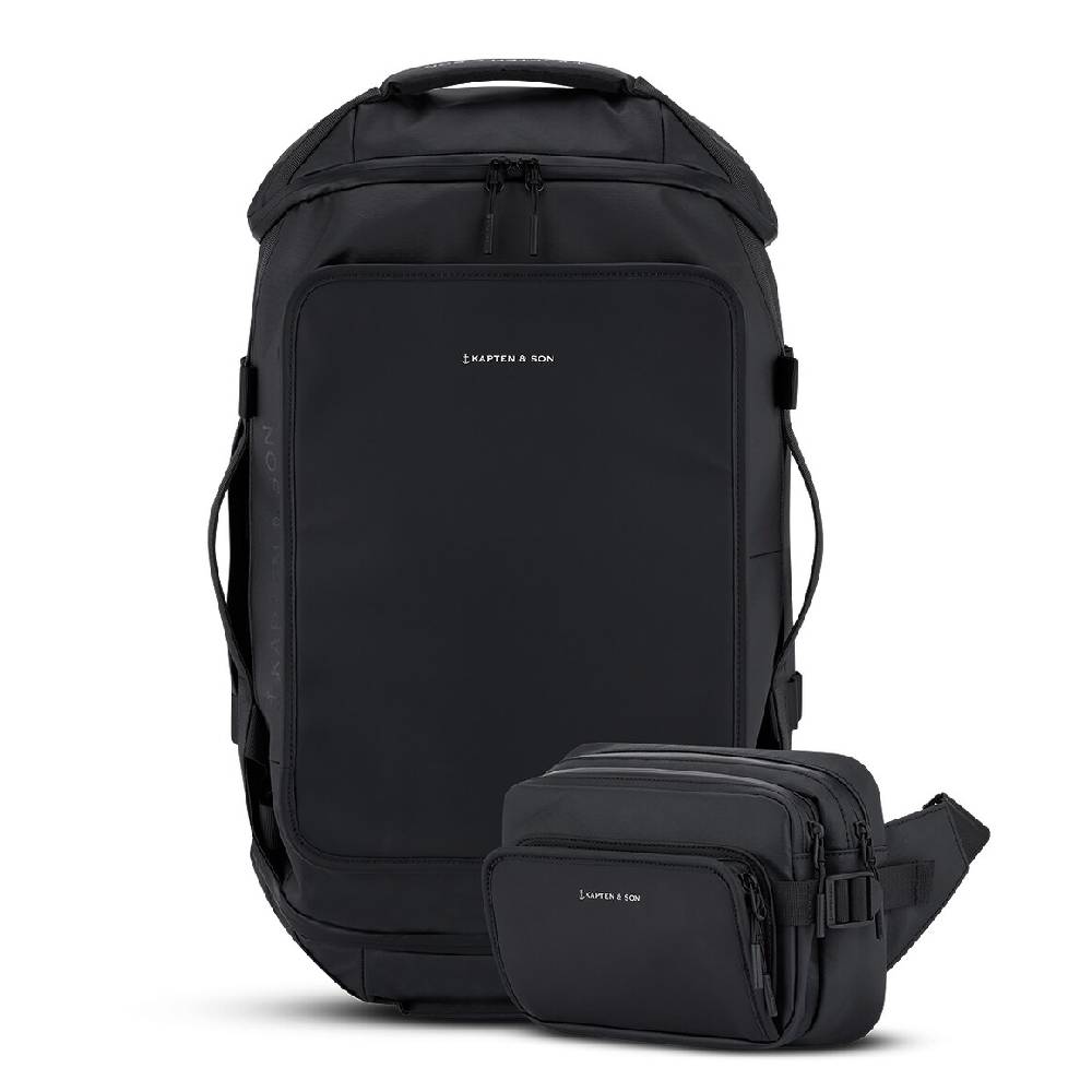 Kpten & Son Travel Set Lisbon All Black