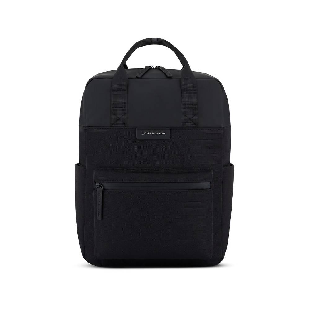 Kpten & Son Bergen Pro Diaper Backpack All Black Günstiger Verkauf
