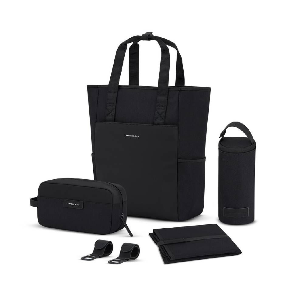 Kpten & Son Lindby Diaper Backpack All Black