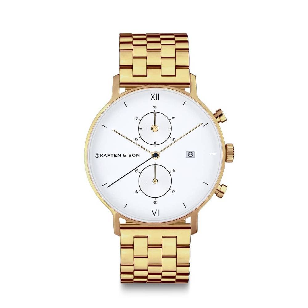 Kpten & Son Chrono Gold Steel