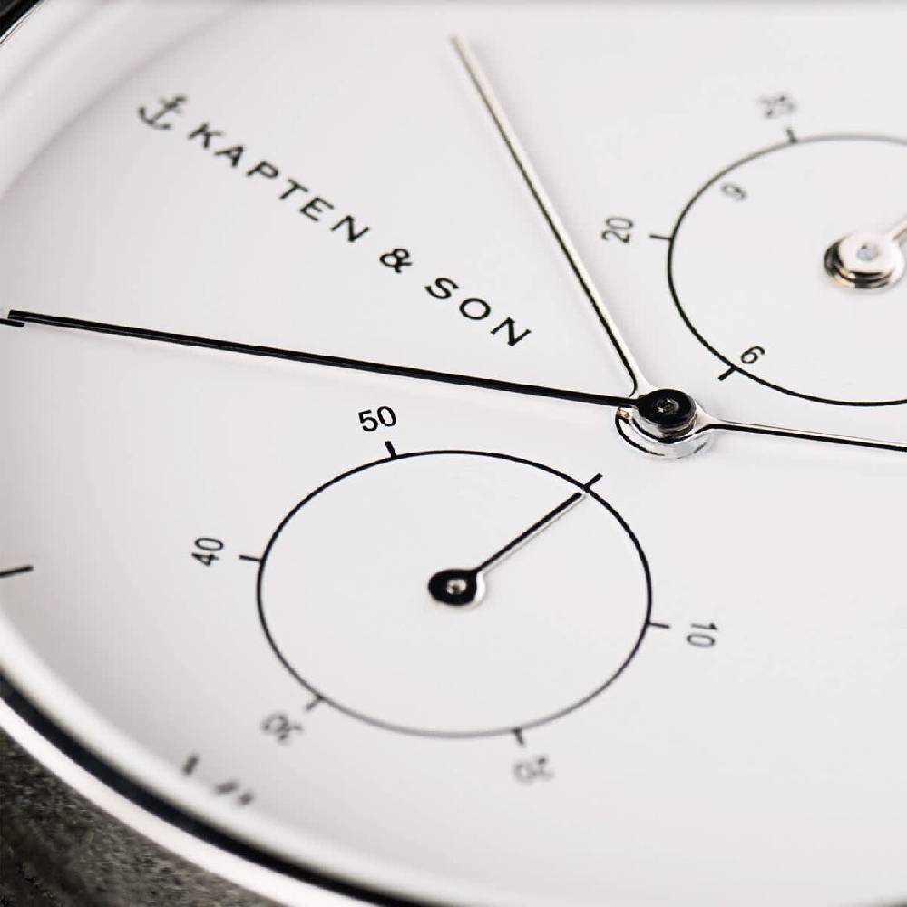 Kpten & Son Chrono Silver Steel Cyber Monday