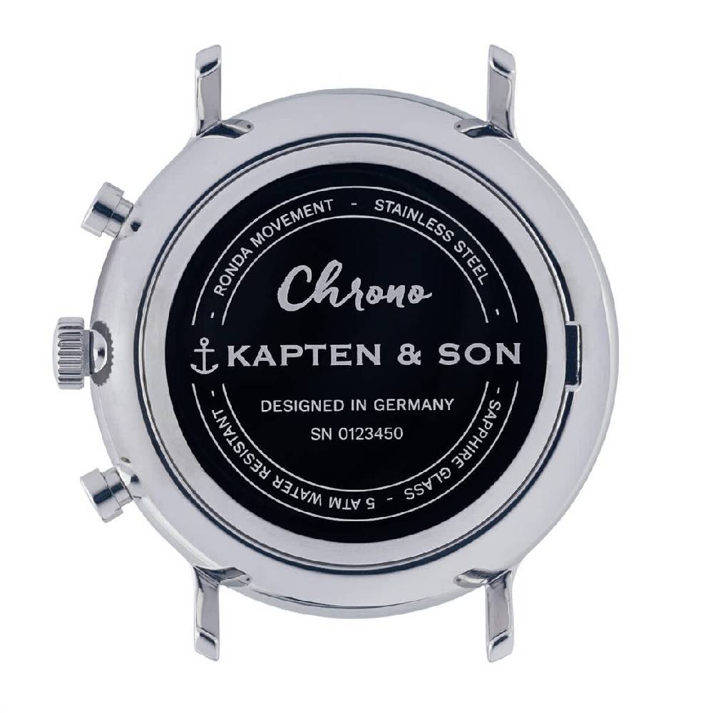 Kpten & Son Chrono Silver Steel Cyber Monday