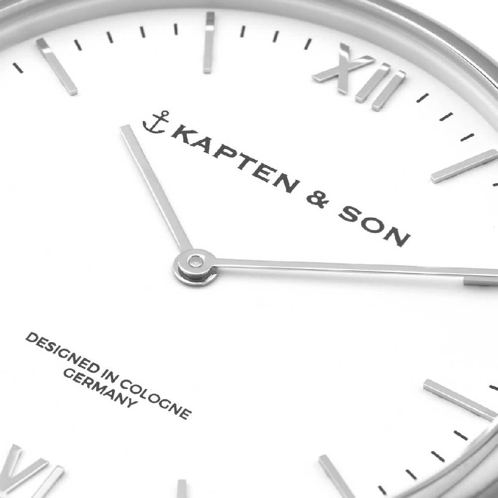 Kpten & Son Campus Small Silver Mesh Jubiläumsangebot