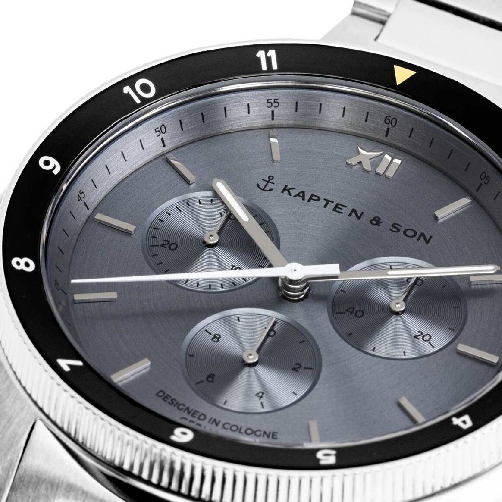Kpten & Son Rise Silver Slate Steel Lagerräumung
