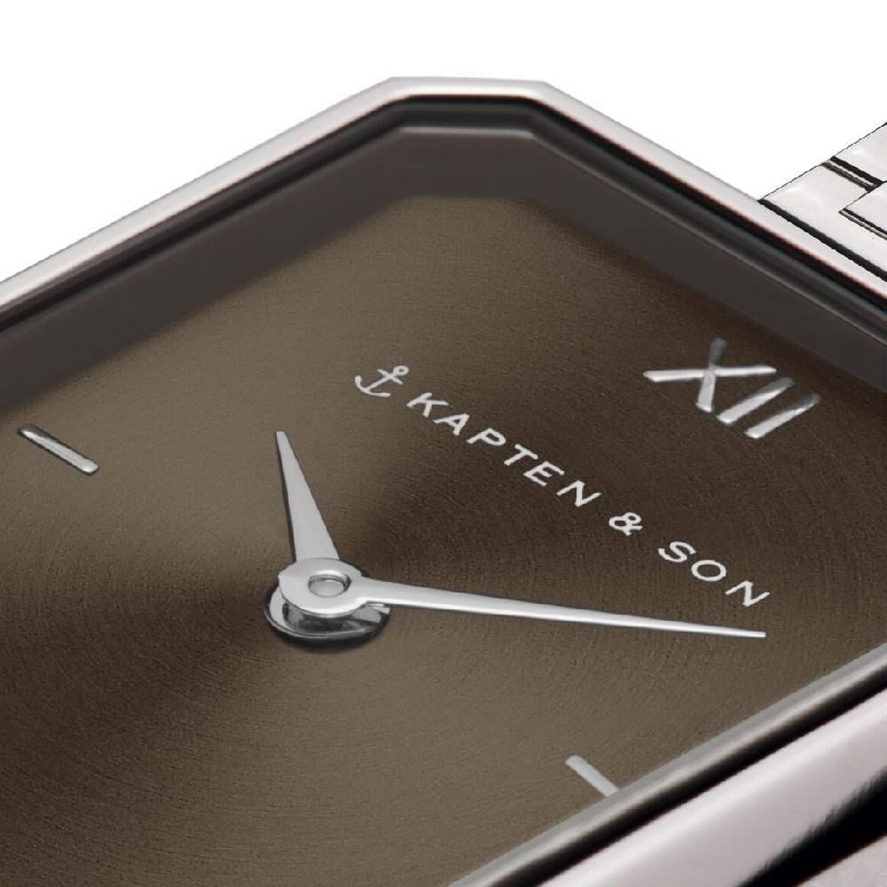 Kpten & Son Grace Silver Brown Steel Neueste Mode