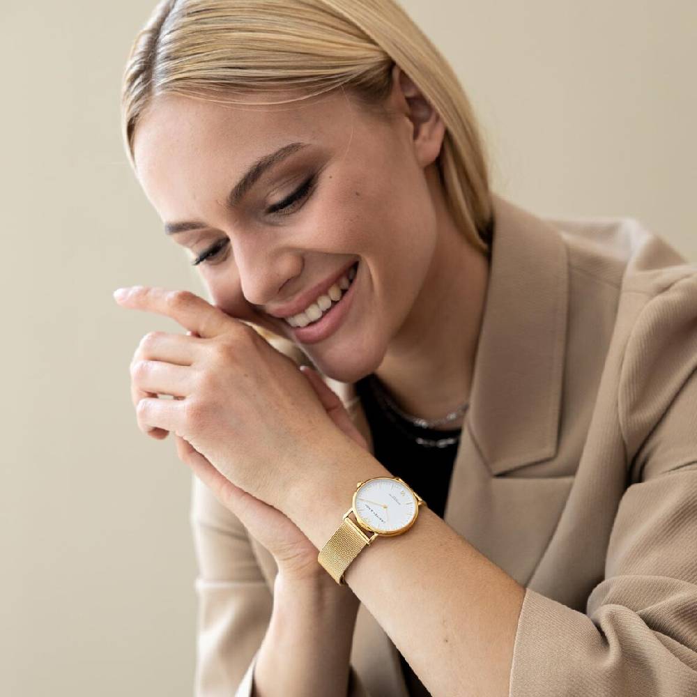 Kpten & Son Campus Small Gold Mesh Online Outlet