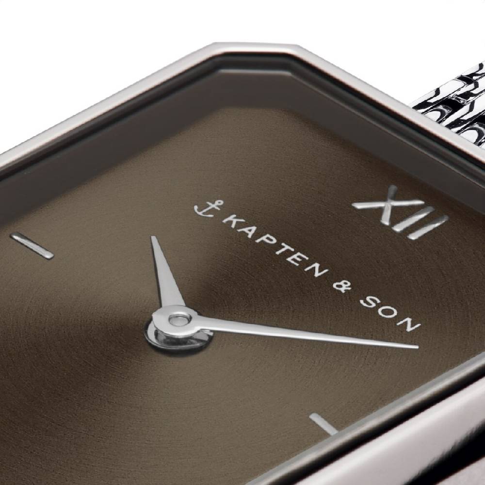 Kpten & Son Grace Silver Brown Woven Steel Exklusive Angebote