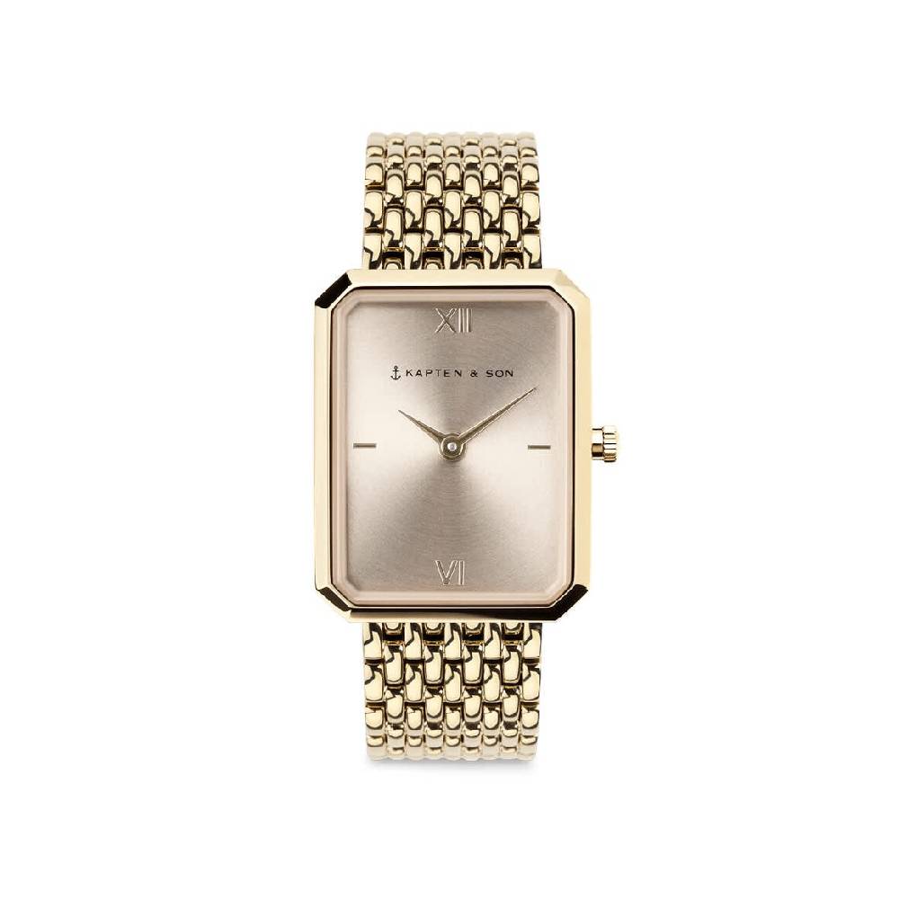 Kpten & Son Grace Light Gold Cream Woven Steel