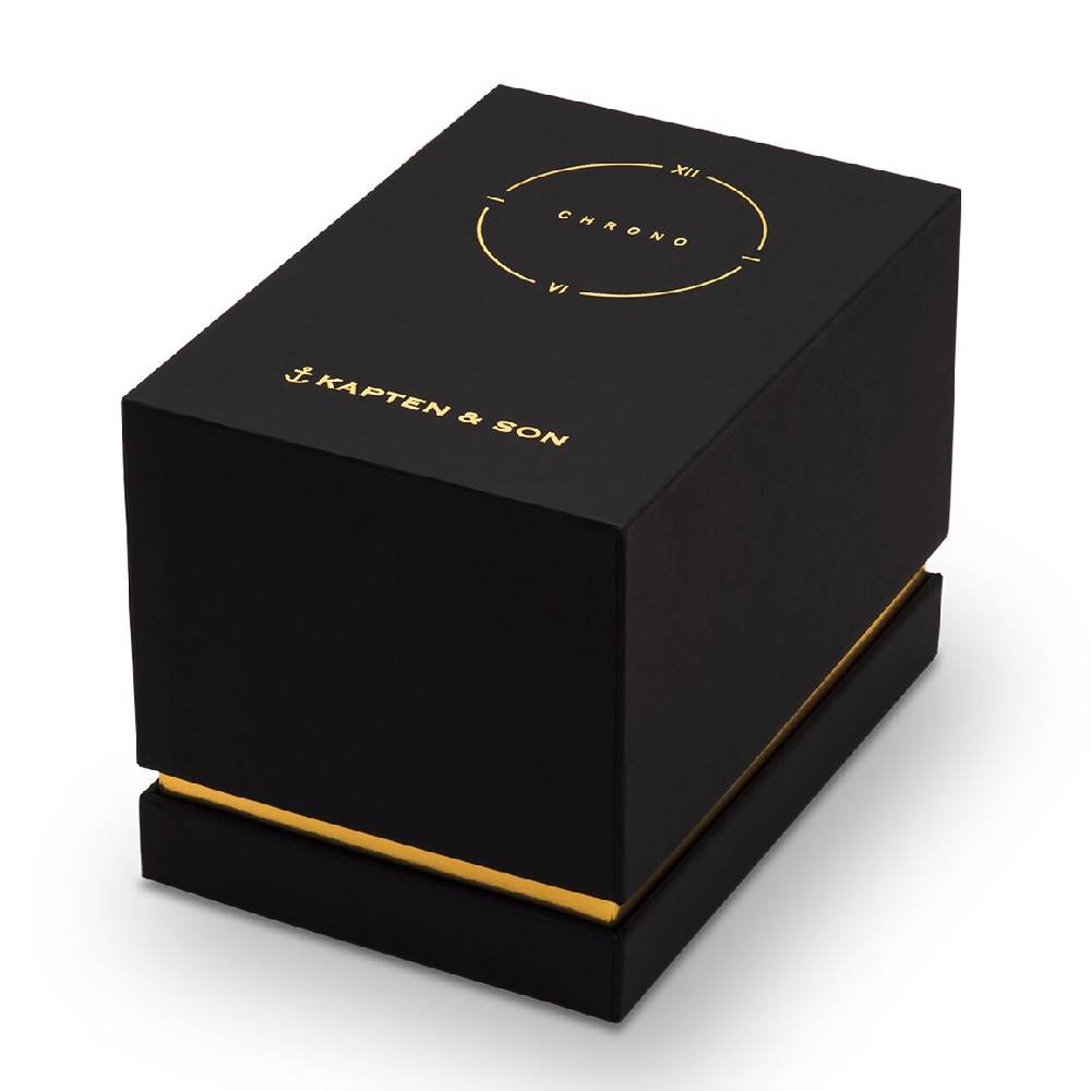 Kpten & Son Chrono Gold Green Steel Saisonale Angebote