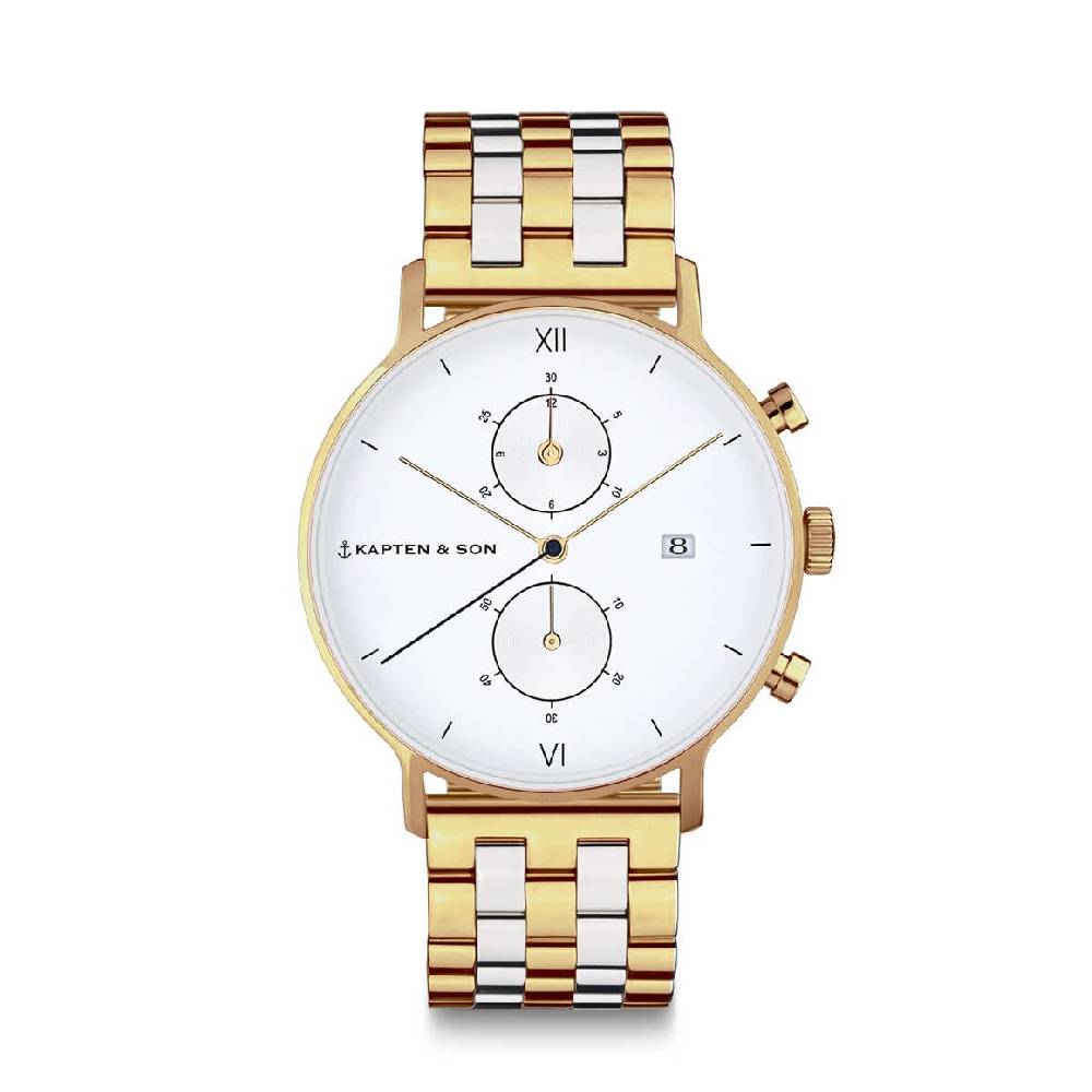 Kpten & Son Chrono Gold Bicolor Steel