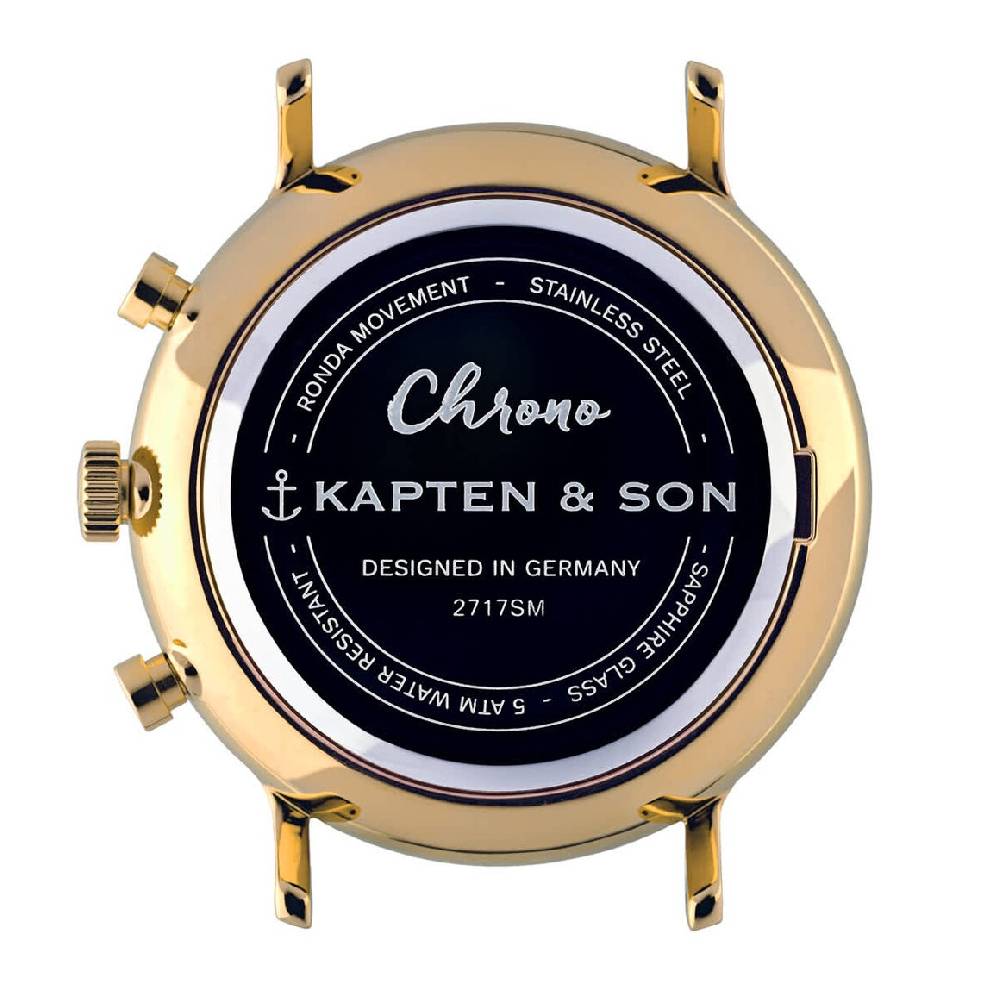 Kpten & Son Chrono Gold Bicolor Steel Kauf eins, bekomm eins gratis