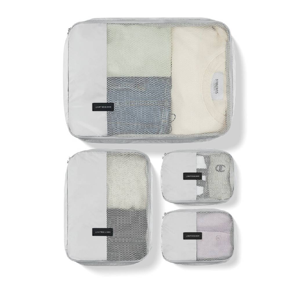 Kpten & Son Packing Cubes Set Large All Black Letzte 3 Tage