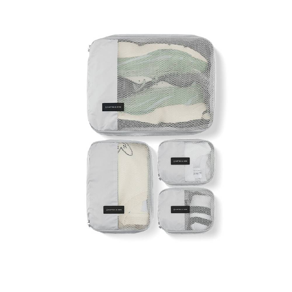 Kpten & Son Packing Cubes Set Small All Black JETZT KAUFEN