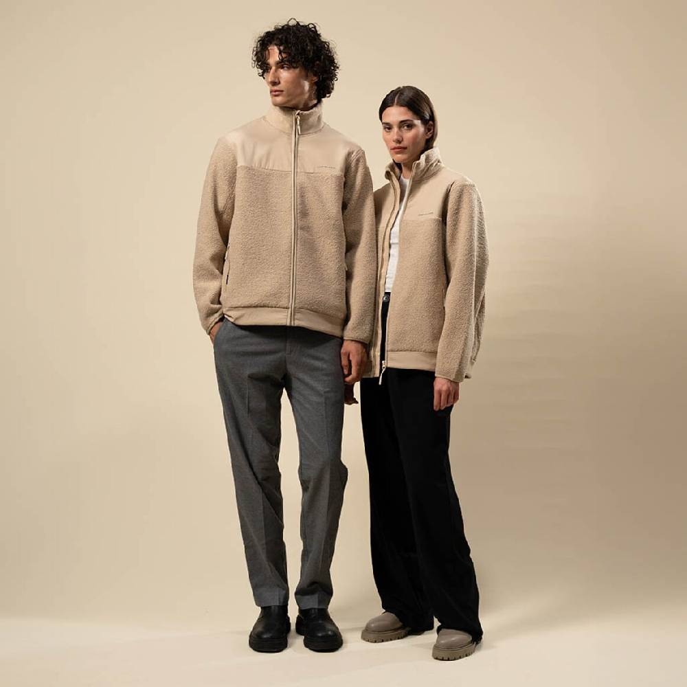 Kpten & Son Everyday Fleece Jacket Sandstone Bis zu 60% Rabatt