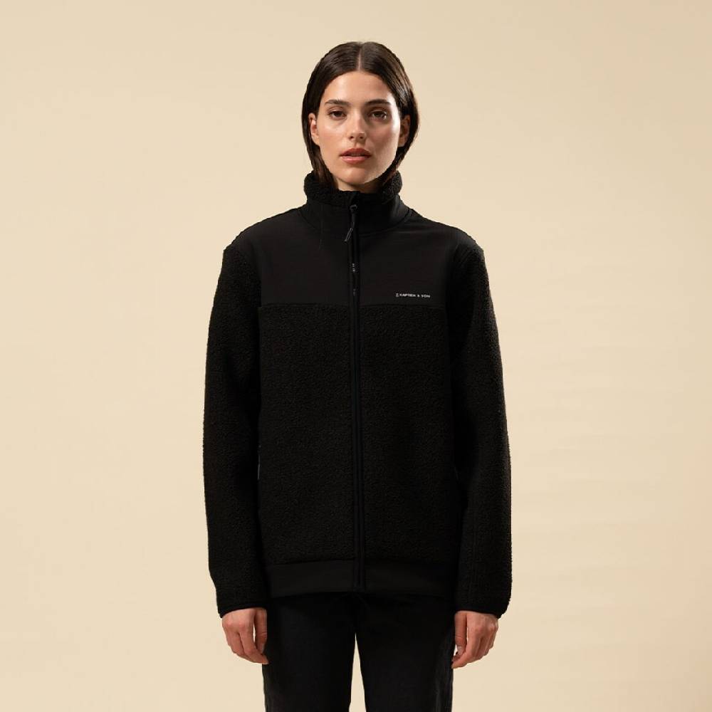 Kpten & Son Everyday Fleece Jacket Midnight Black Bis zu 65% Rabatt