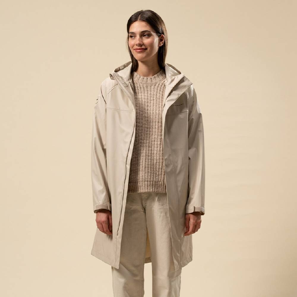 Kpten & Son Everyday Rain Jacket Long Sandstone Nur für heute