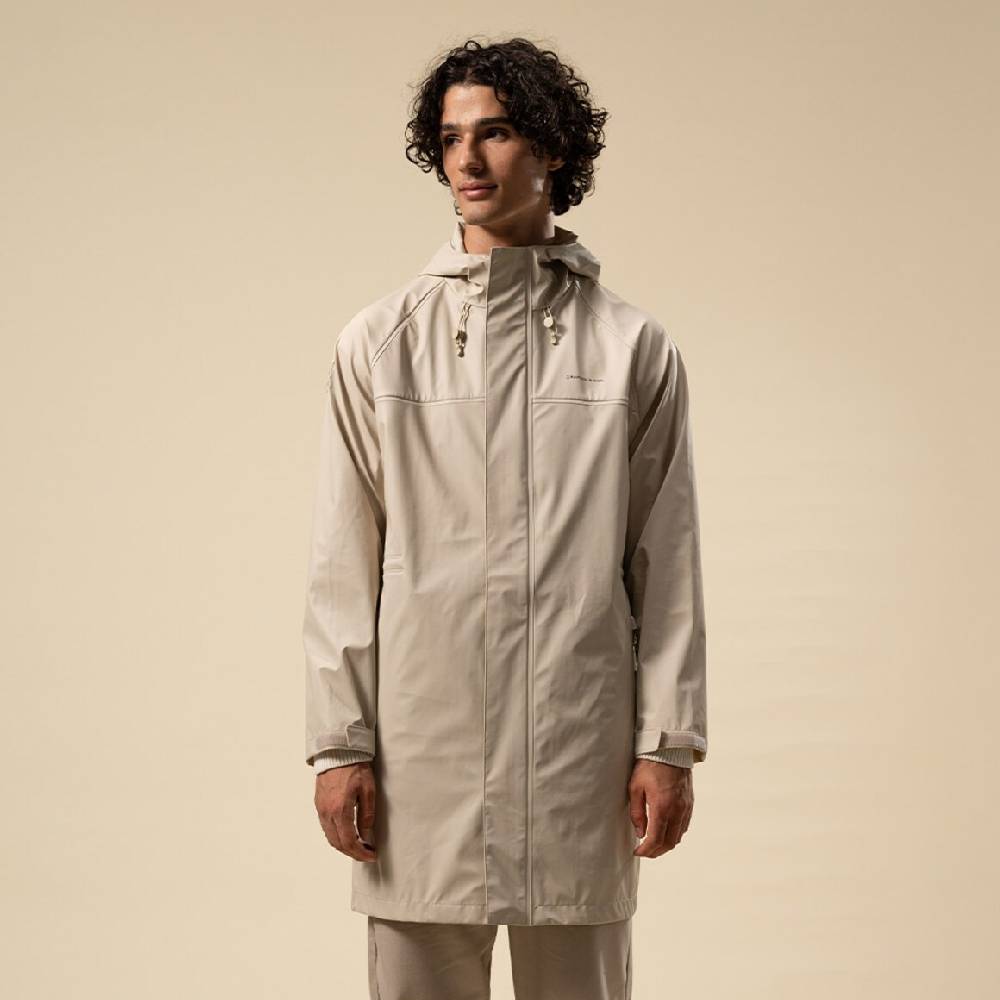 Kpten & Son Everyday Rain Jacket Long Sandstone Nur für heute