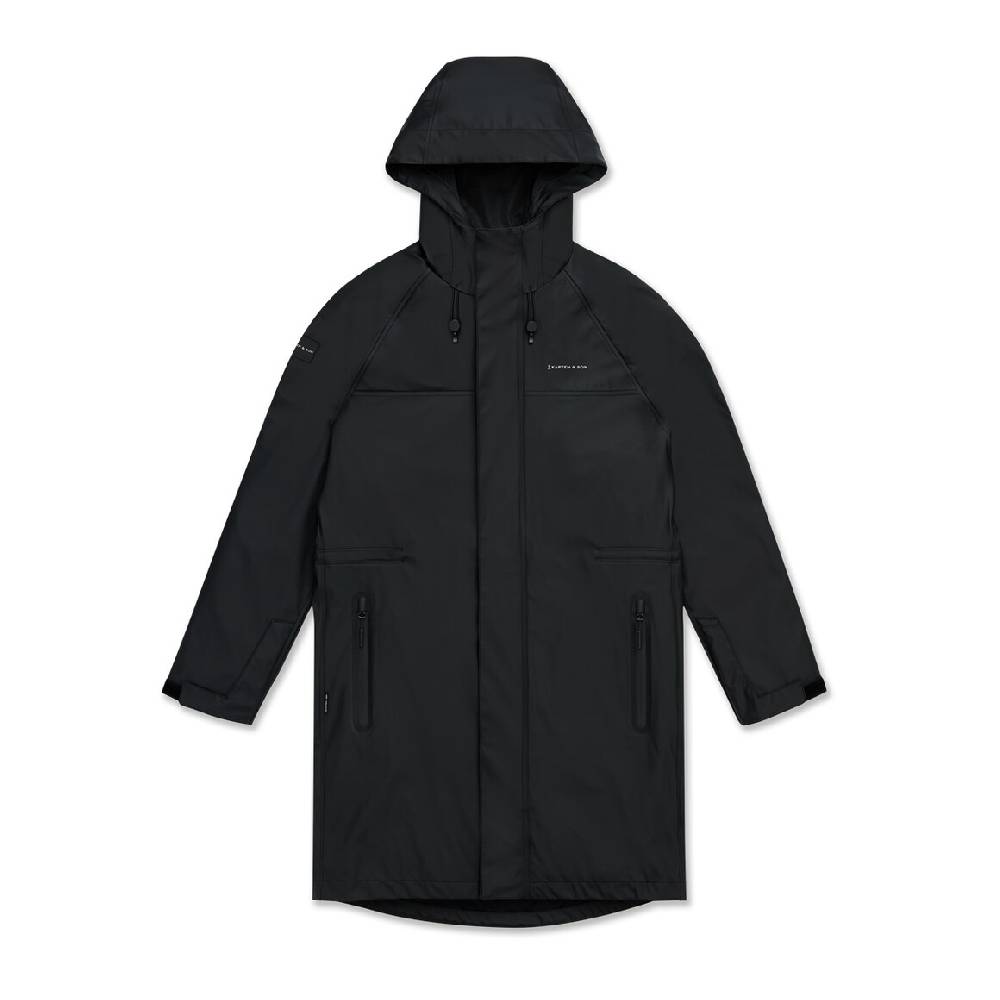 Kpten & Son Everyday Rain Jacket Long Midnight Black