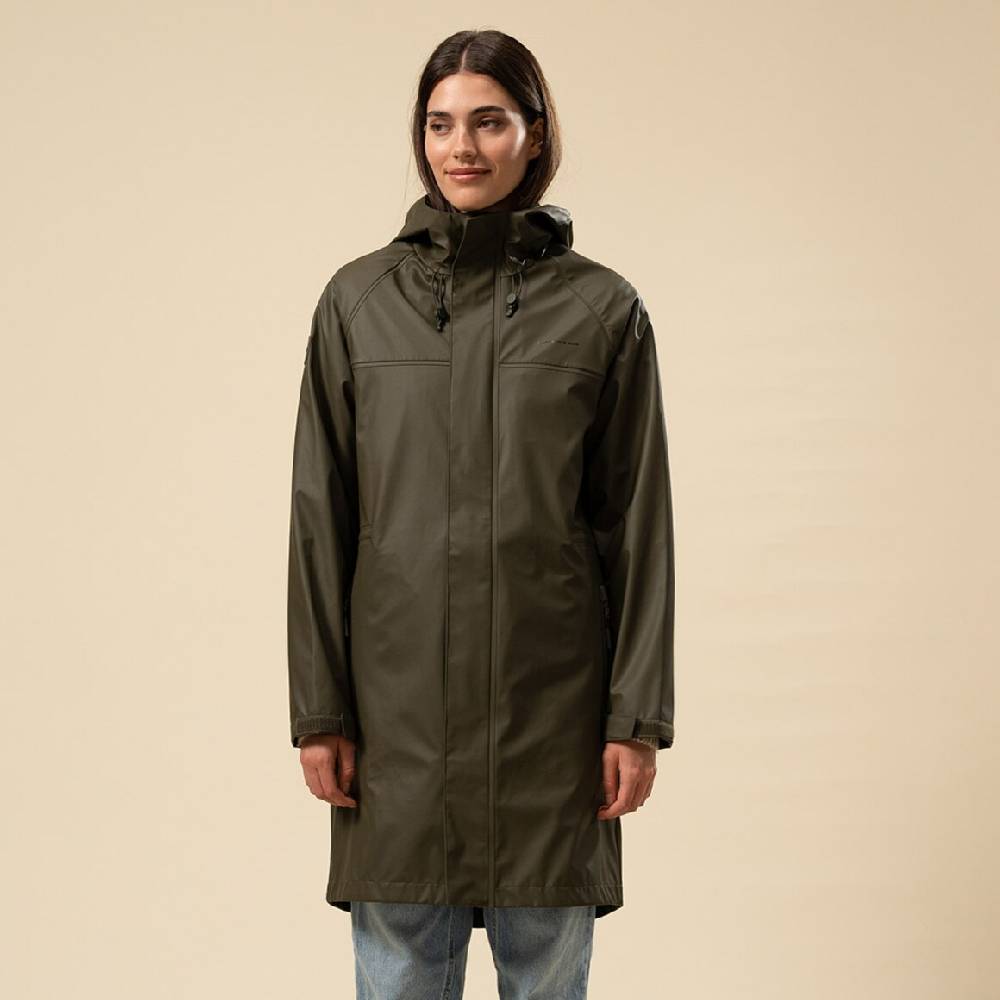 Kpten & Son Everyday Rain Jacket Long Forest Green Discount Store für neue Produkte