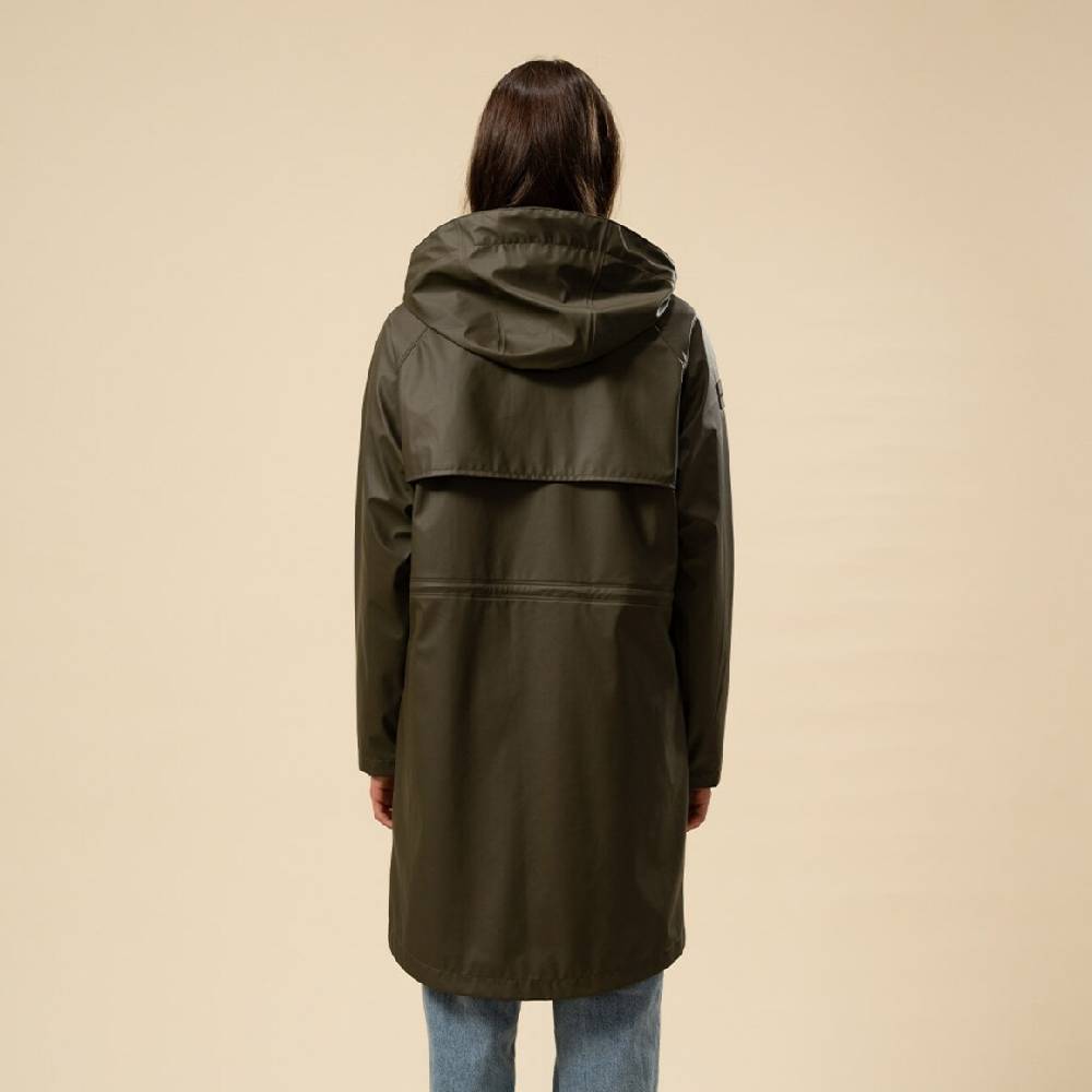Kpten & Son Everyday Rain Jacket Long Forest Green Discount Store für neue Produkte