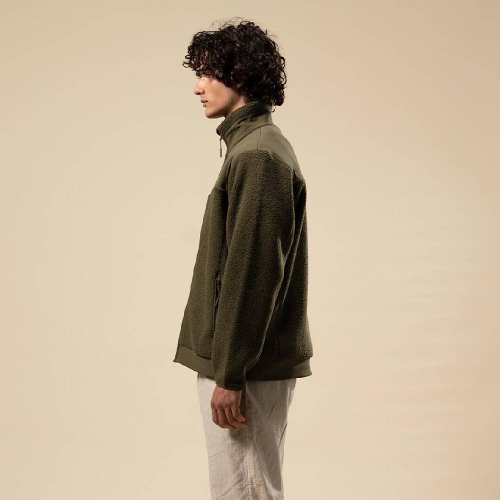 Kpten & Son Everyday Fleece Jacket Forest Green Nur noch ein Tag übrig