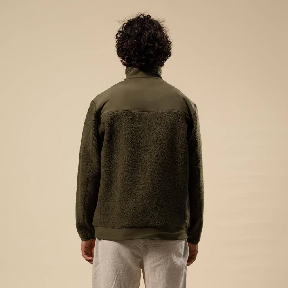 Kpten & Son Everyday Fleece Jacket Forest Green Nur noch ein Tag übrig