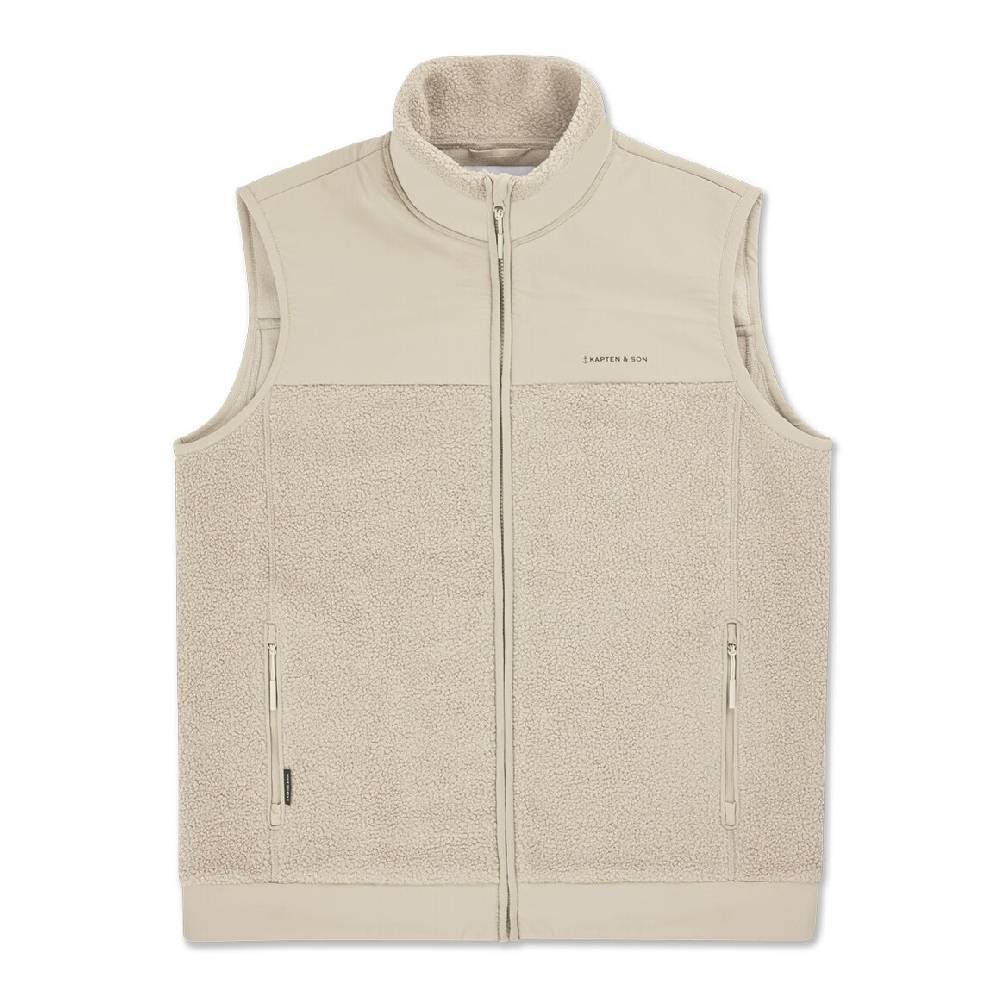 Kpten & Son Everyday Fleece Vest Sandstone