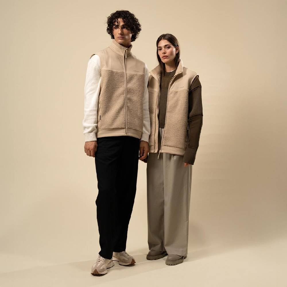 Kpten & Son Everyday Fleece Vest Sandstone Super Rabatt