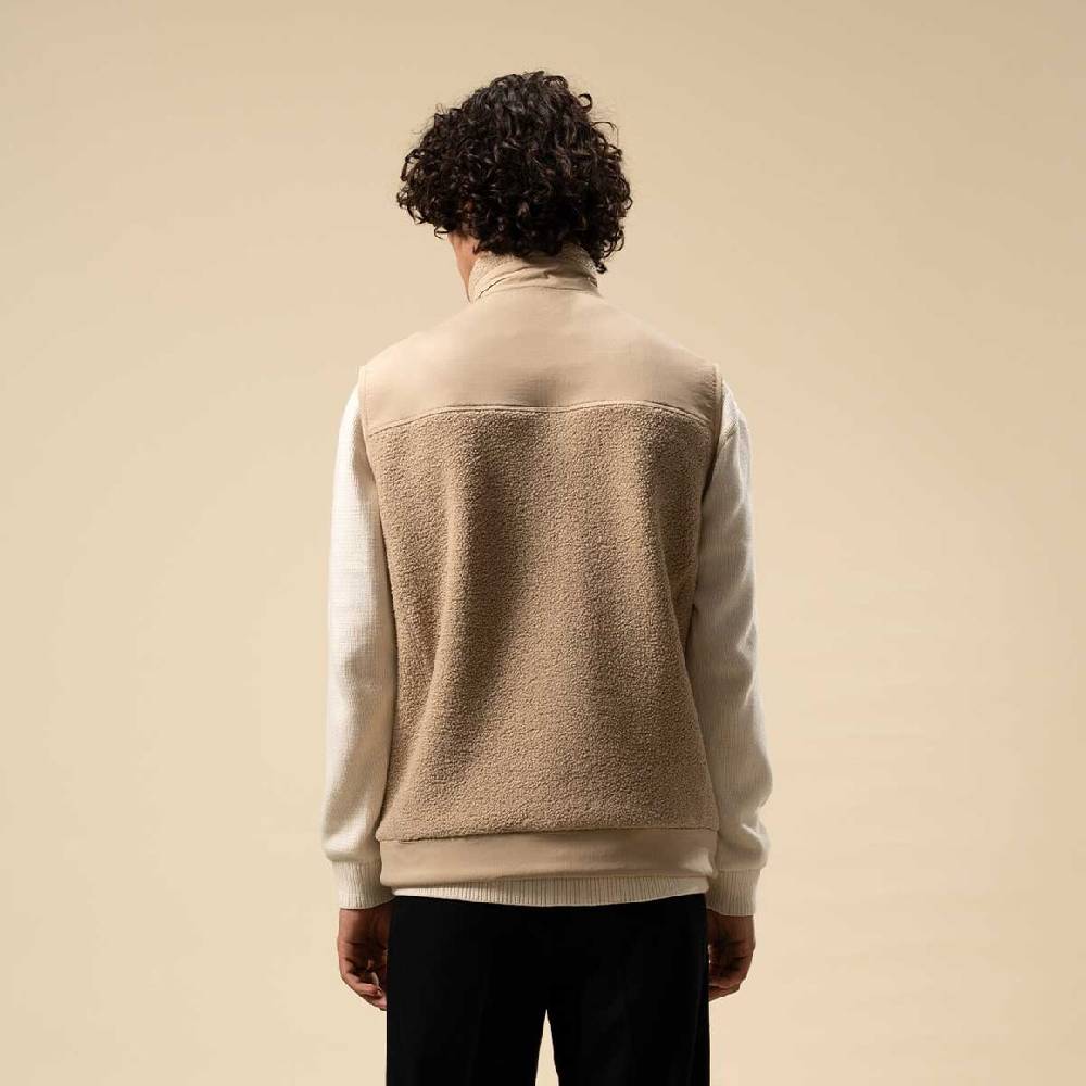 Kpten & Son Everyday Fleece Vest Sandstone Super Rabatt
