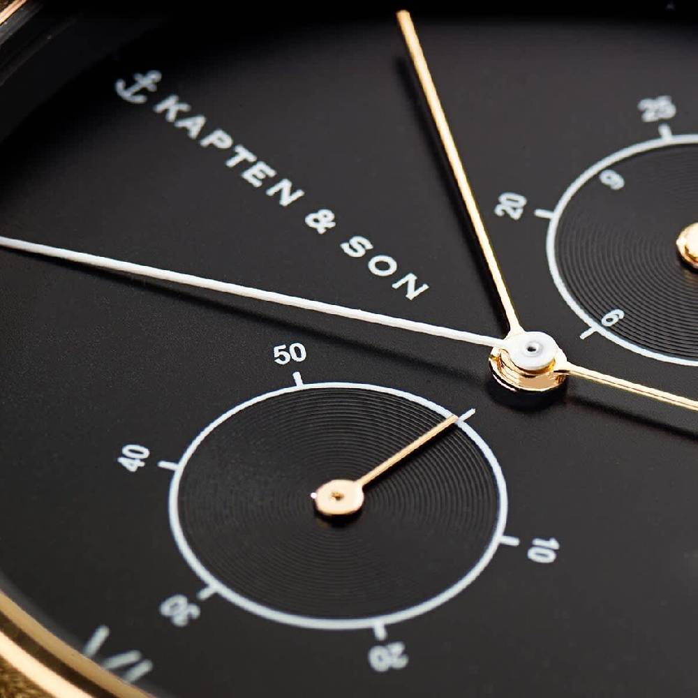 Kpten & Son Chrono Gold Black Steel Rabatte dieses Monats