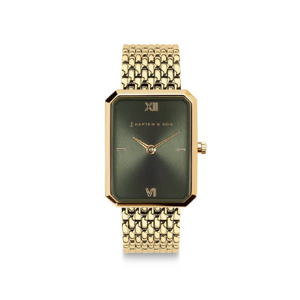 Kpten & Son Grace Gold Green Woven Steel