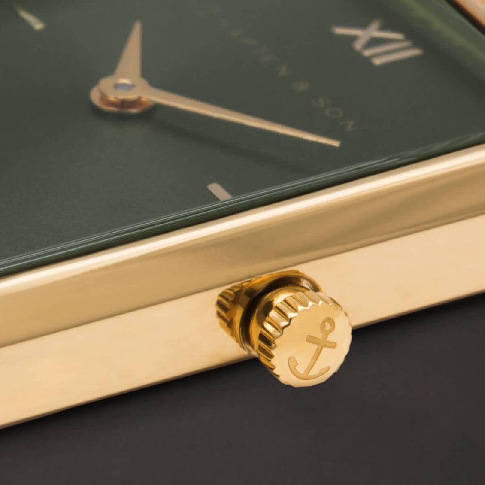 Kpten & Son Grace Gold Green Woven Steel Günstiger Verkauf