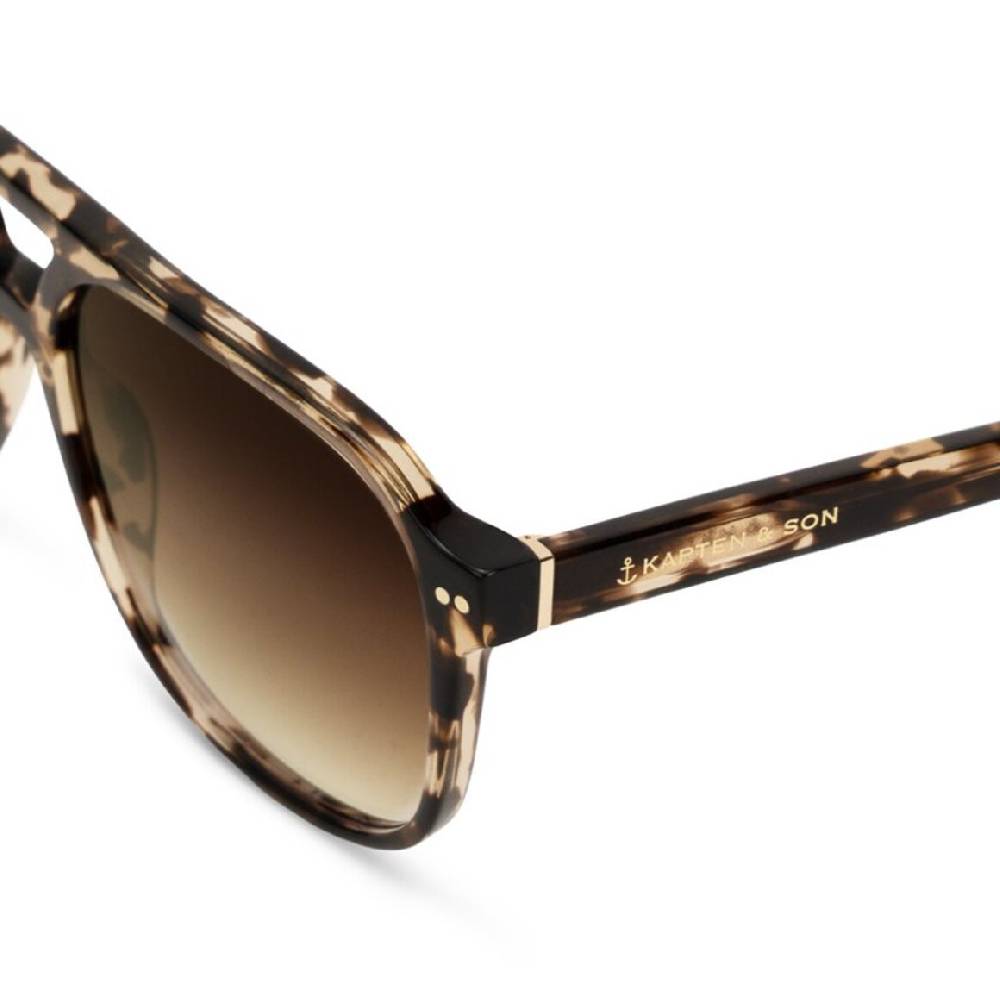 Kpten & Son Zurich Oversize Crystal Tortoise Brown Neueste Mode