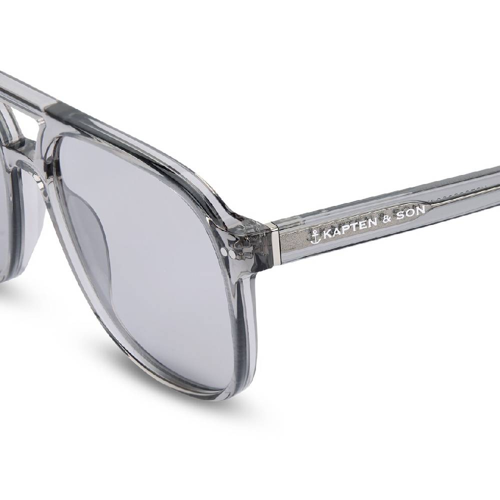 Kpten & Son Zurich Oversize Transparent Grey Zeitlich begrenztes Angebot