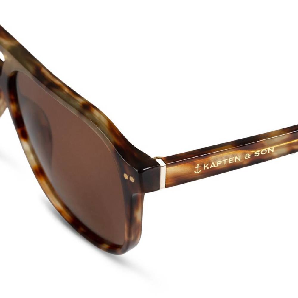 Kpten & Son Zurich Oversize Havana Tortoise Brown Kauf eins, bekomm eins gratis